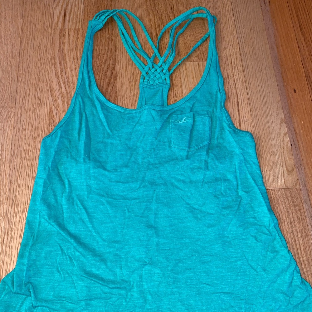 Hollister Green Tank Top